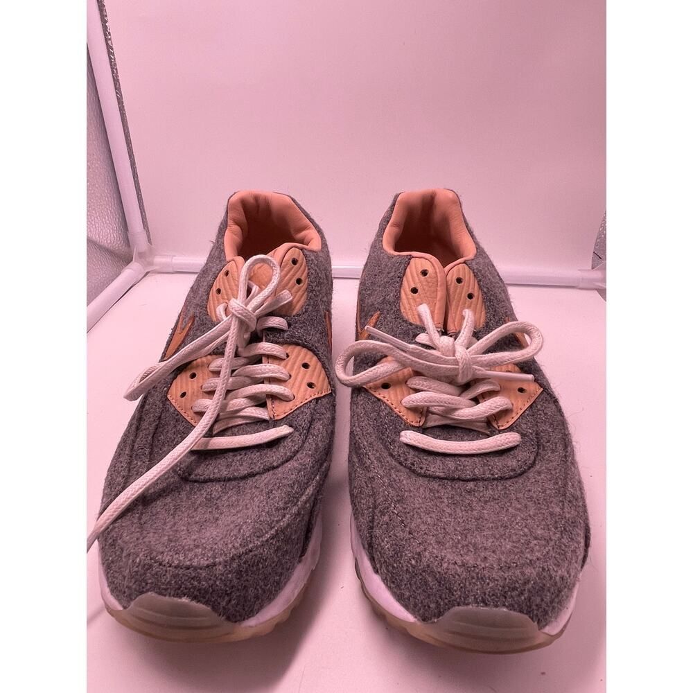 NIKE AIR MAX 90 ULTRA PREMIUM Women's Athletic Sneakers Cool Grey Color Sz 8.5